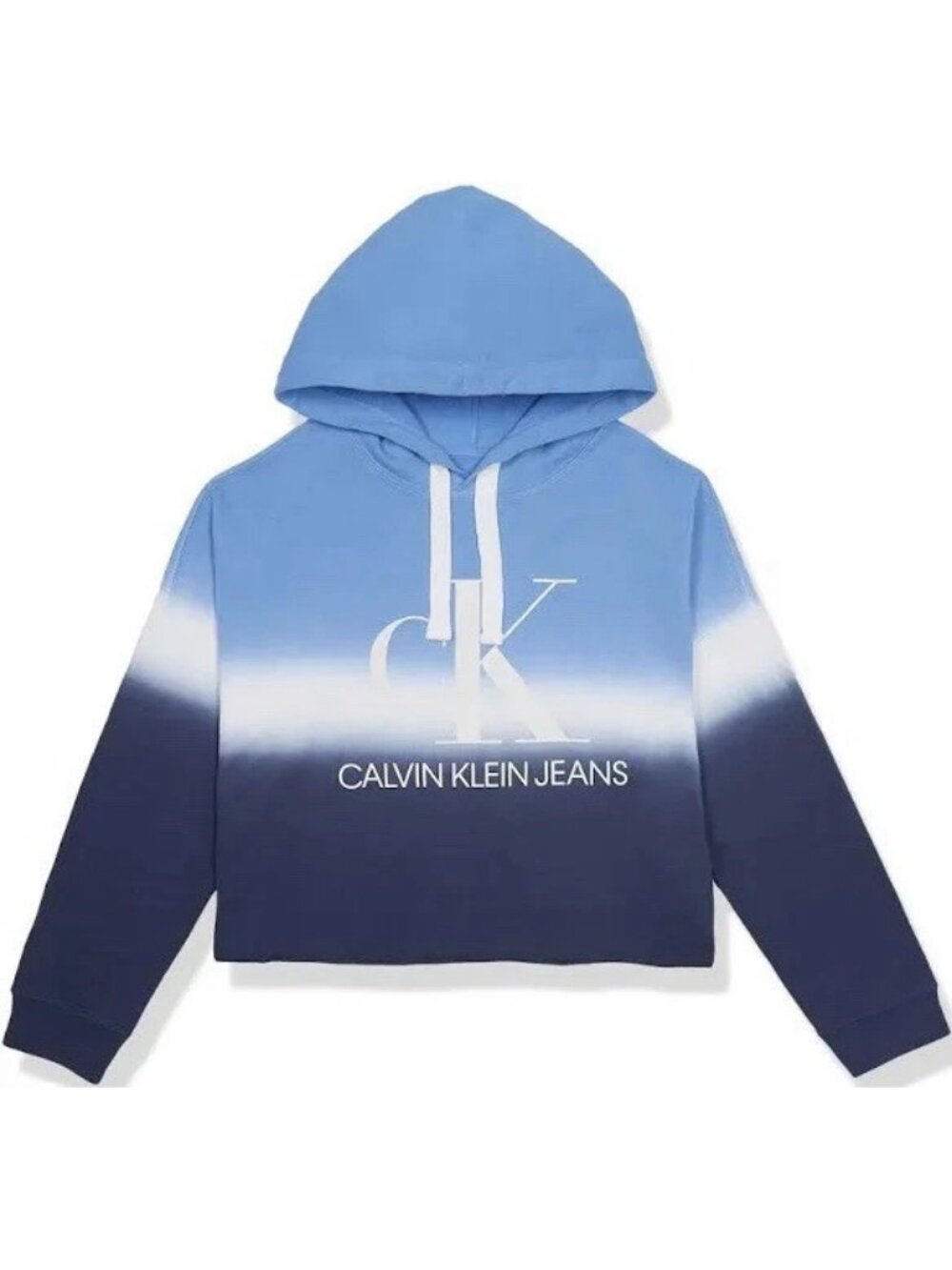 Calvin Klein Blue Ombre Hoodie Size XXL